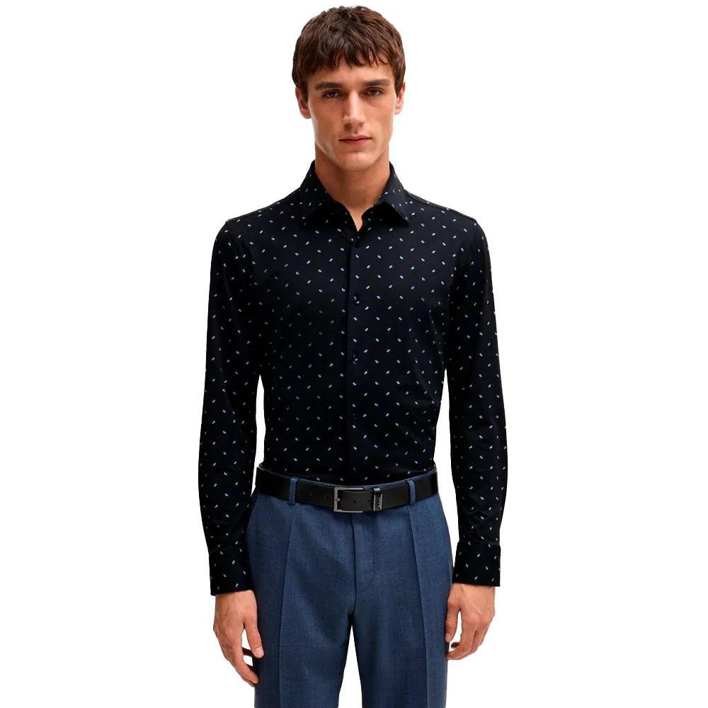 

Рубашка с длинным рукавом BOSS P-Hank-Kent-C1-222, синий