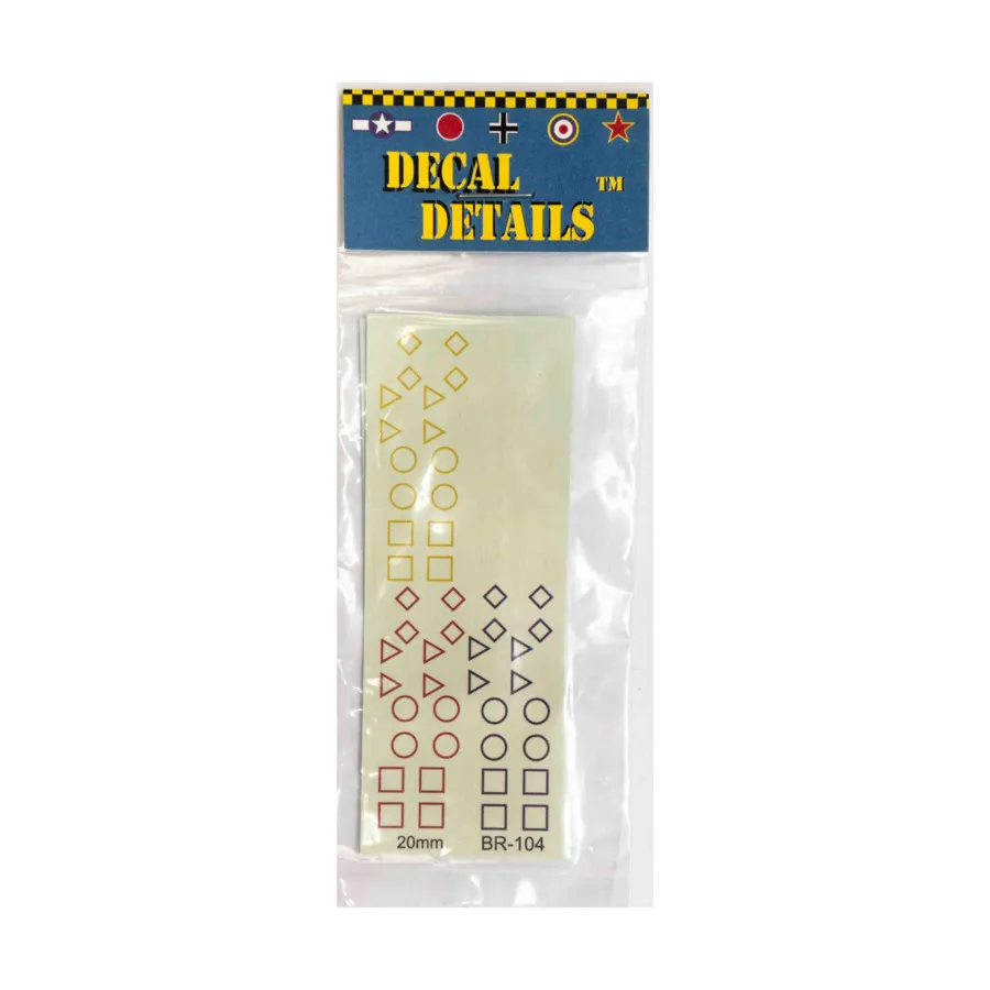 

Маркировка британских бронетанковых частей времен Второй мировой войны, Historical Miniature Decals