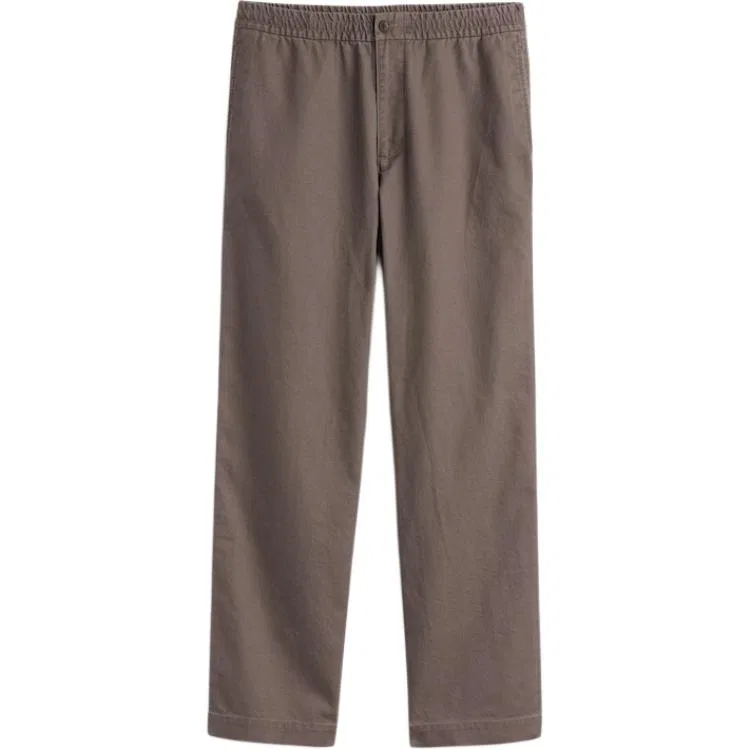 Повседневные брюки средней посадки GAP Brown