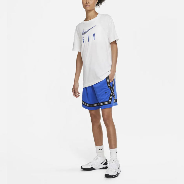 Шорты (WMNS) Nike Fly Crossover Casual Sports Basketball Training Shorts Blue CK6600-463 — фото 4