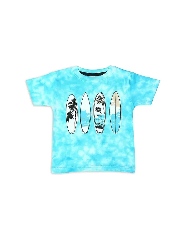 Футболка с изображением досок для серфинга - для маленького ребенка Mish Mish, Turquoise