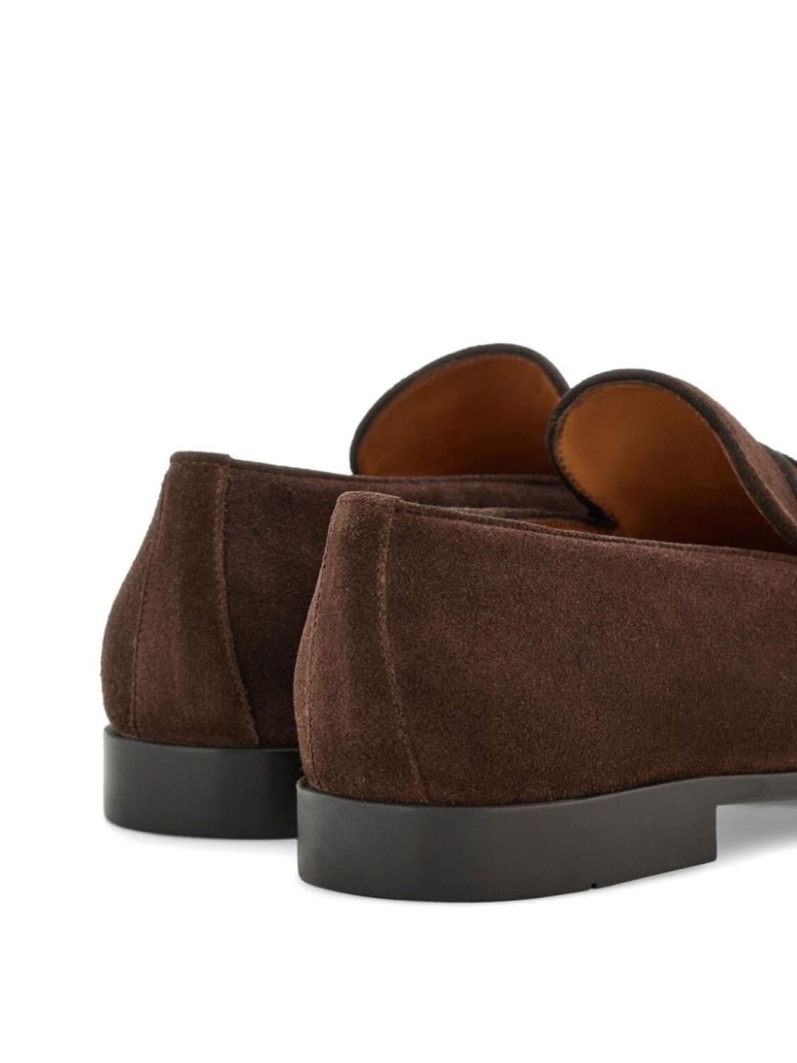 Ferragamo лоферы с декором Gancini, коричневый — фото 3