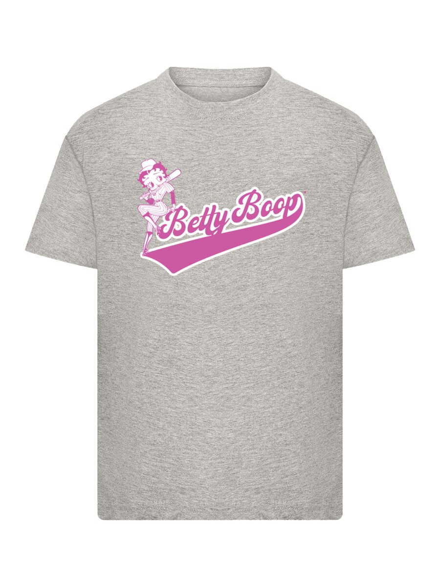 

Рубашка F4NT4STIC Betty Boop Baseball, серый