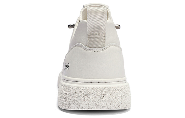 Кроссовки Jeep Skateboarding Shoes Men Low-top White, белый — фото 4