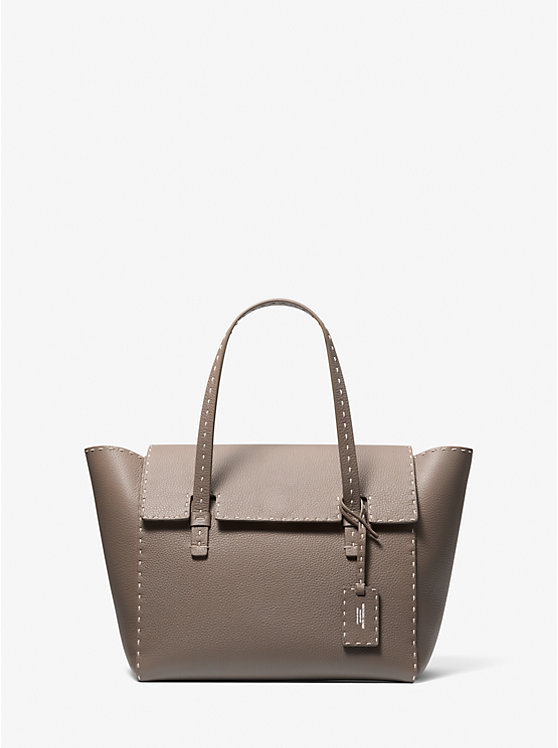 

Сумка-Портфель Sophia из шагреневой кожи, сшитая вручную Michael Kors, серый