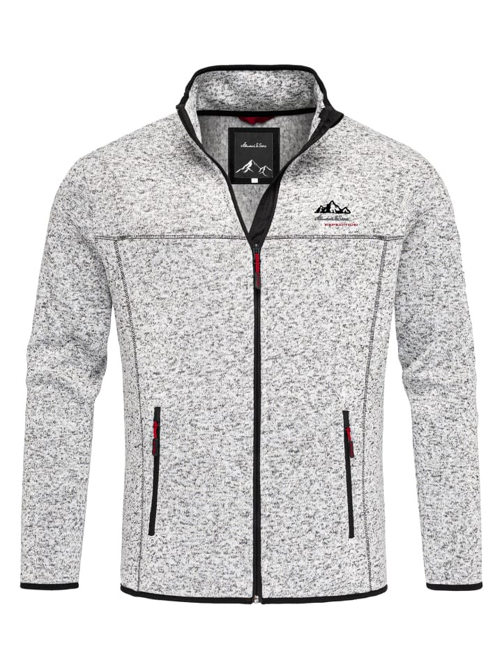 

Флисовая куртка Amaci&Sons Fleecejacke HARVEY, серый