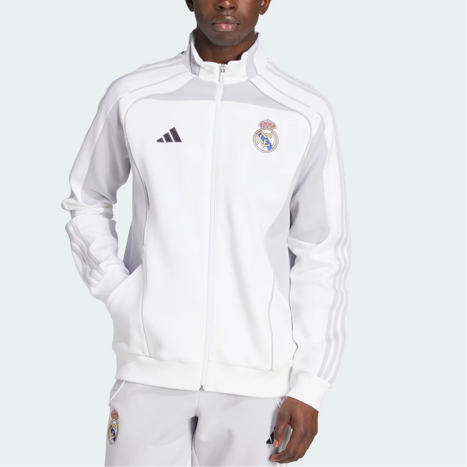 Куртка Adidas Real Madrid UBP White — фото 3
