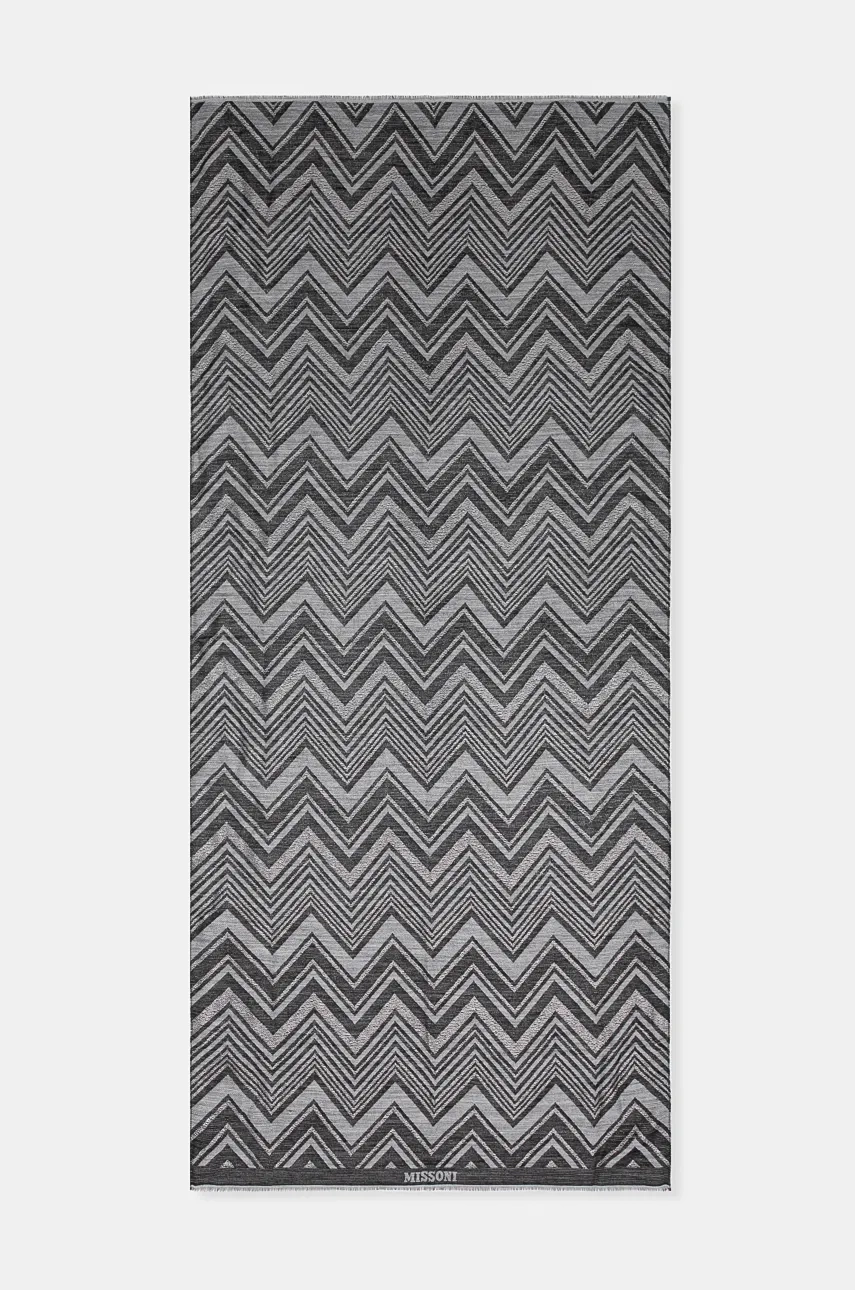 

Шарф с добавлением шерсти Missoni, серый