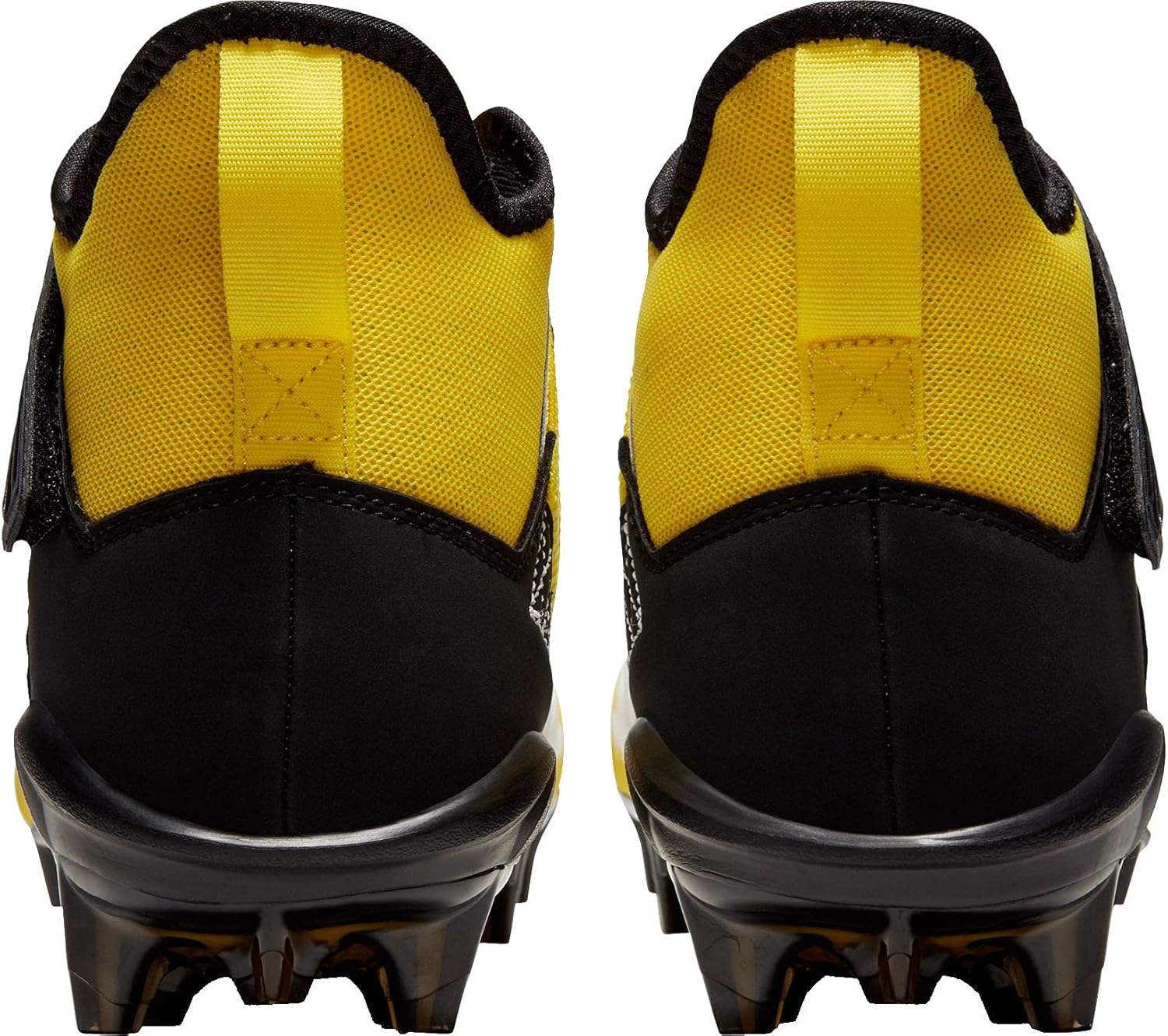 Футбольные бутсы Nike Men's Alpha Menace Pro 2 D - черный/белый, размер 7M US, желтый/белый/черный — фото 4