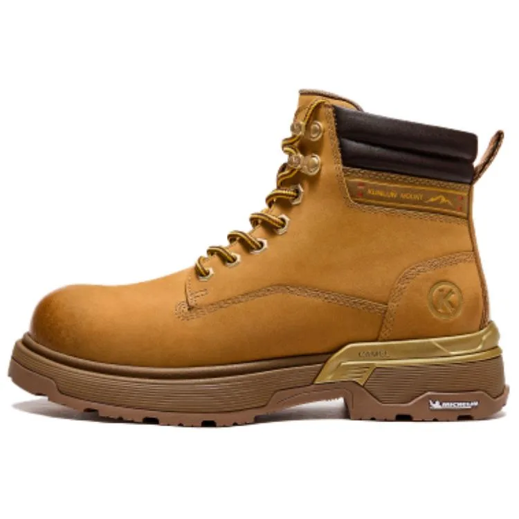 Ботинки мужские Michelin Waterproof And Wear resistant Short Outdoor Boots 4.5cm CAMEL, Desert Yellow