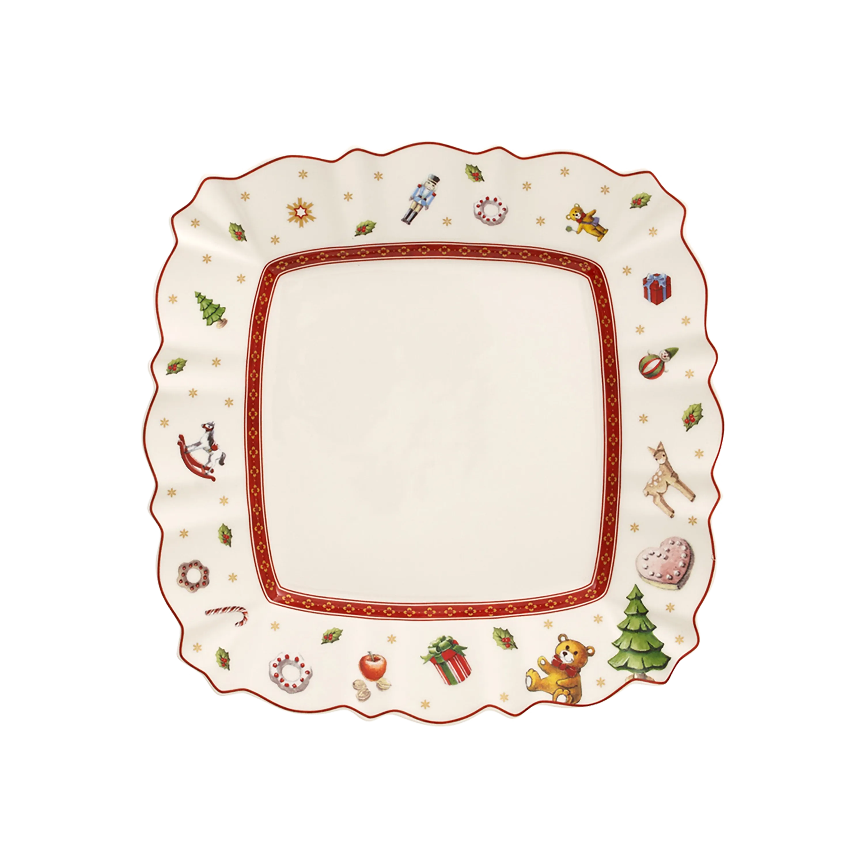 

Тарелка завтрака/десерта Toy's Delight Villeroy & Boch, красно-белый