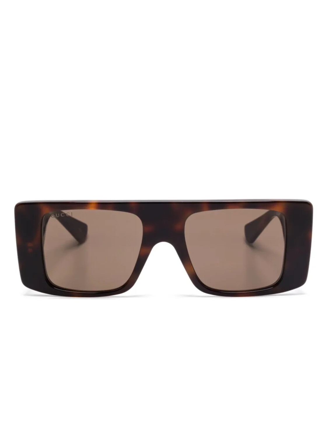 

Солнцезащитные очки Gucci Eyewear в прямоугольной оправе, коричневый