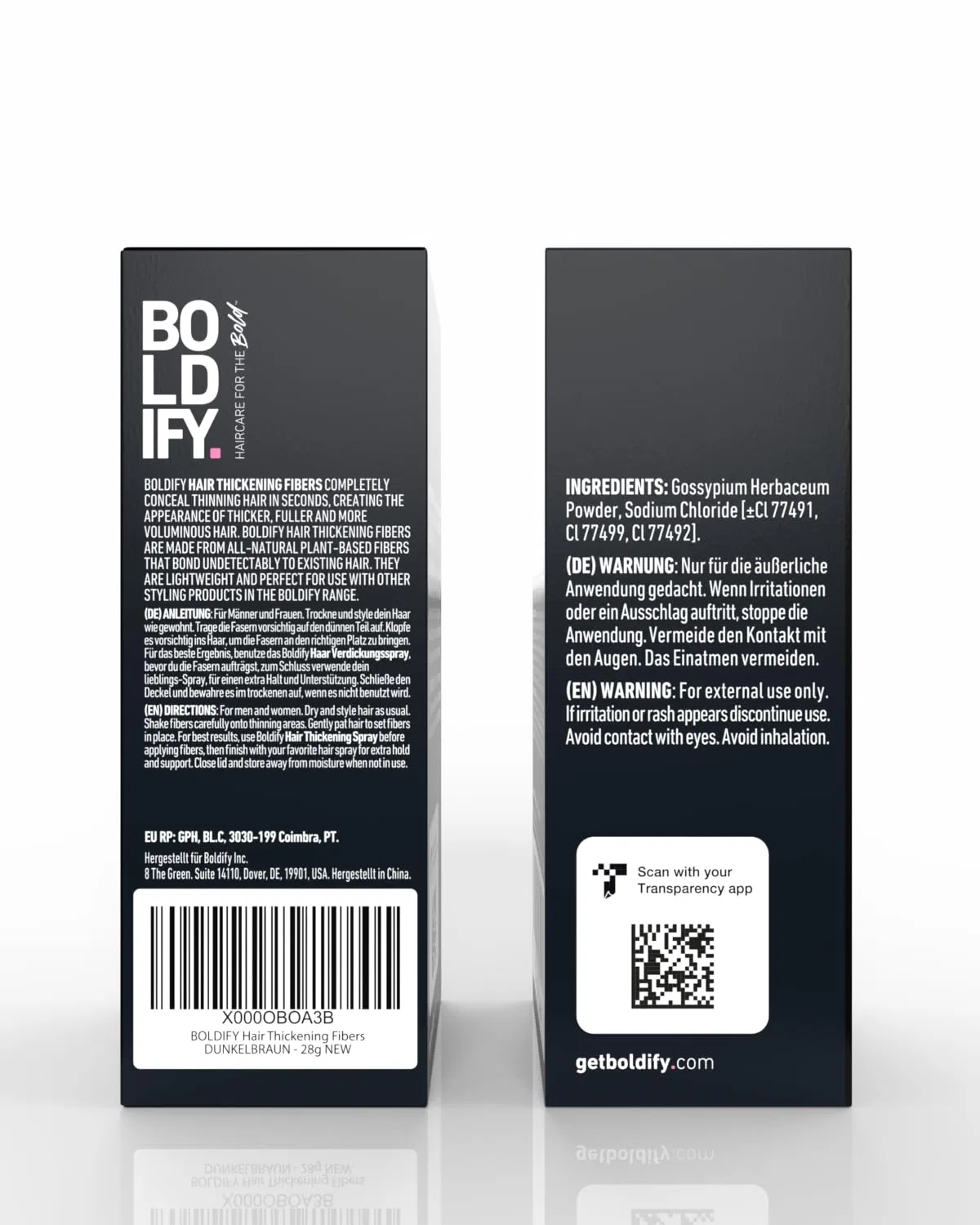 Маскирующие волокна для волос BOLDIFY для истонченных волос Boldify, 2-Dark Brown — фото 3