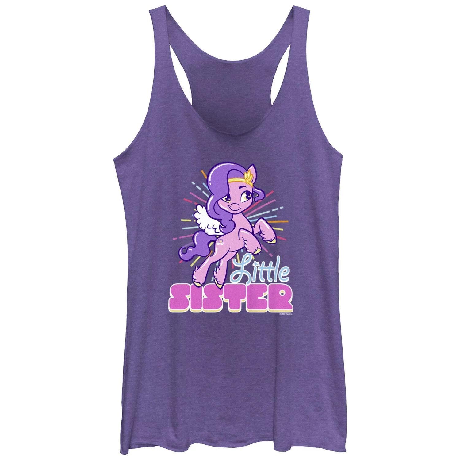 

Майка с рисунком My Little Pony Big Sister Zipp Racerback для юниоров Licensed Character