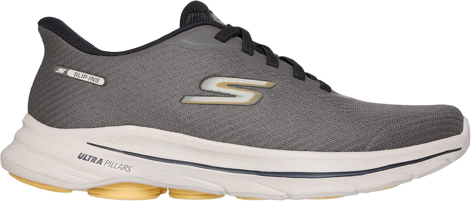 Мужские кроссовки Skechers Go Walk 8 Pate без застежек, Taupe — фото 2
