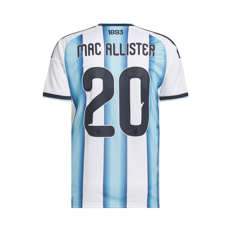Домашняя футболка Adidas Argentina 26 Mac Allister, белый — фото 2