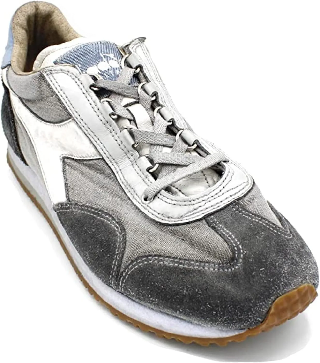 Кроссовки Diadora Equipe Dirty Stone Wash Evo Zic/Атласные Diadora Heritage — фото 2