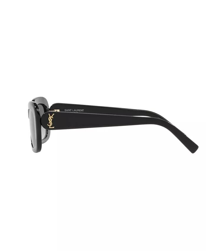 Женские солнцезащитные очки, SL M130 Ys000525 Saint Laurent, черный — фото 3
