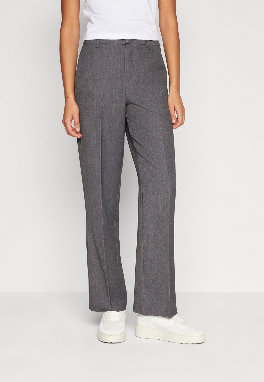 

Брюки ONLHATTIE WIDE PANT ONLY, темно-серый/меланж