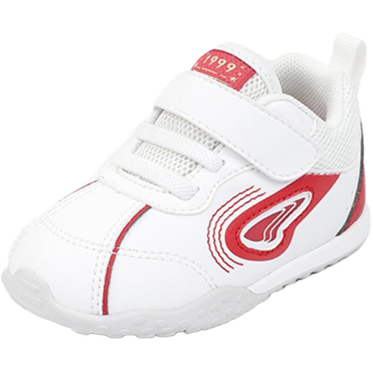 

Противоскользящие амортизирующие низкие детские туфли для младенцев и малышей Dr.Kong, белый/красный