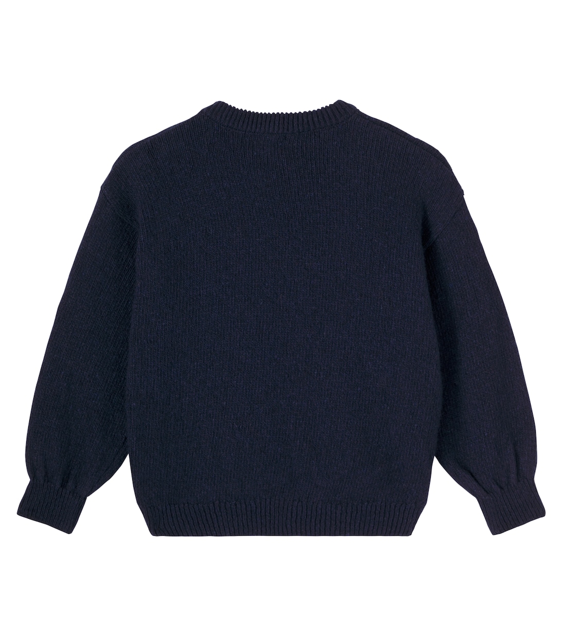 Кардиган La Oca из шерстяной смеси, ребристая вязка Bobo Choses, Navy Blue — фото 3