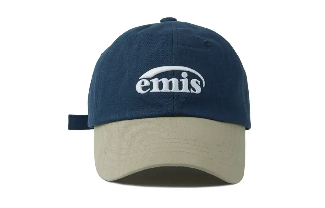 

Emis Хлопковая бейсболка унисекс бежево-голубая, Beige/Blue