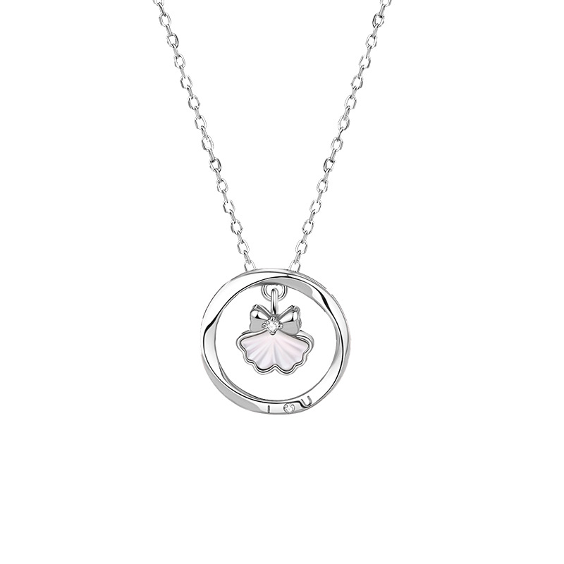 

VSENSE.CN Кулон с цирконами 999 Silver With Mother of Pearl