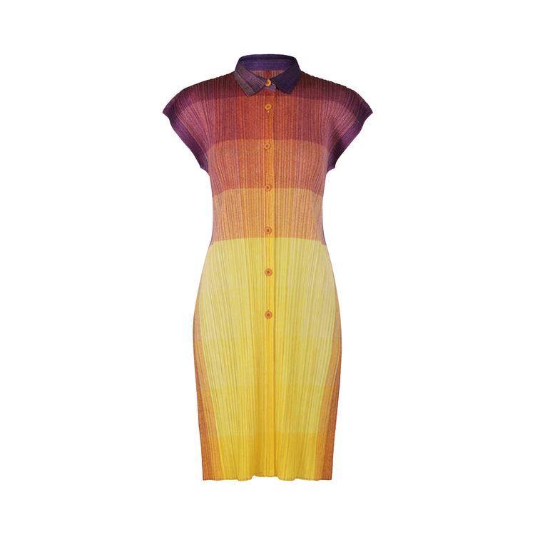 

Рубашка Pleats Please Issey Miyake Photon Shirt 'Yellow', желтый