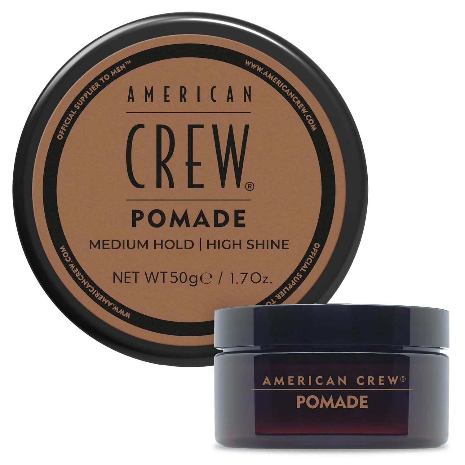 Мужская помада для волос American Crew, похожая на гель для укладки, со средней фиксацией и высоким блеском, дорожный размер, 48 г. 48.20 г (1 шт.)