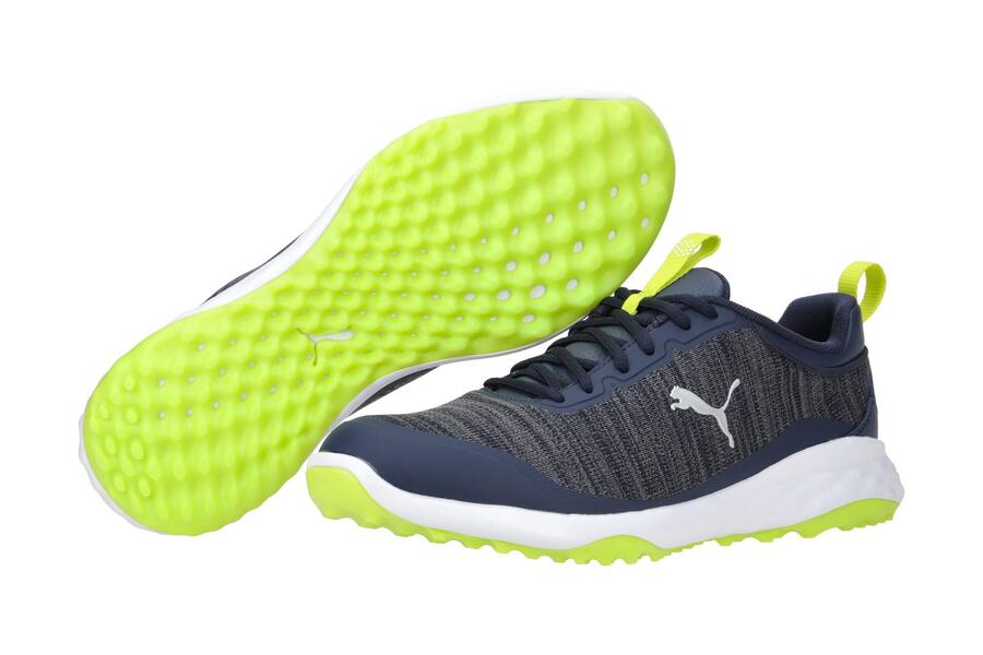 Кроссовки Puma FUSION PRO синие жёлтые мужские 377041 — фото 3