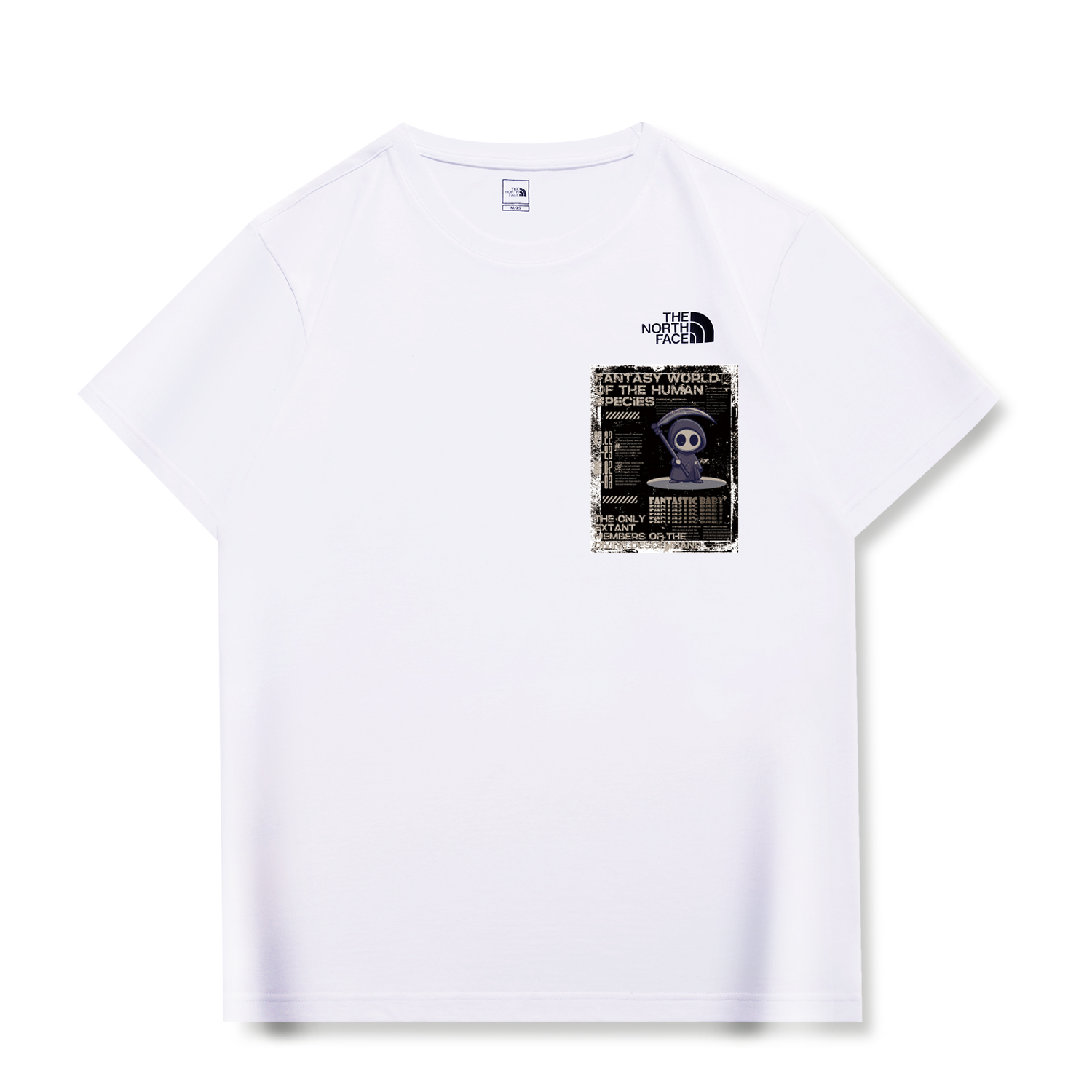 

THE NORTH FACE Футболка унисекс белая, Белый, THE NORTH FACE Футболка унисекс белая