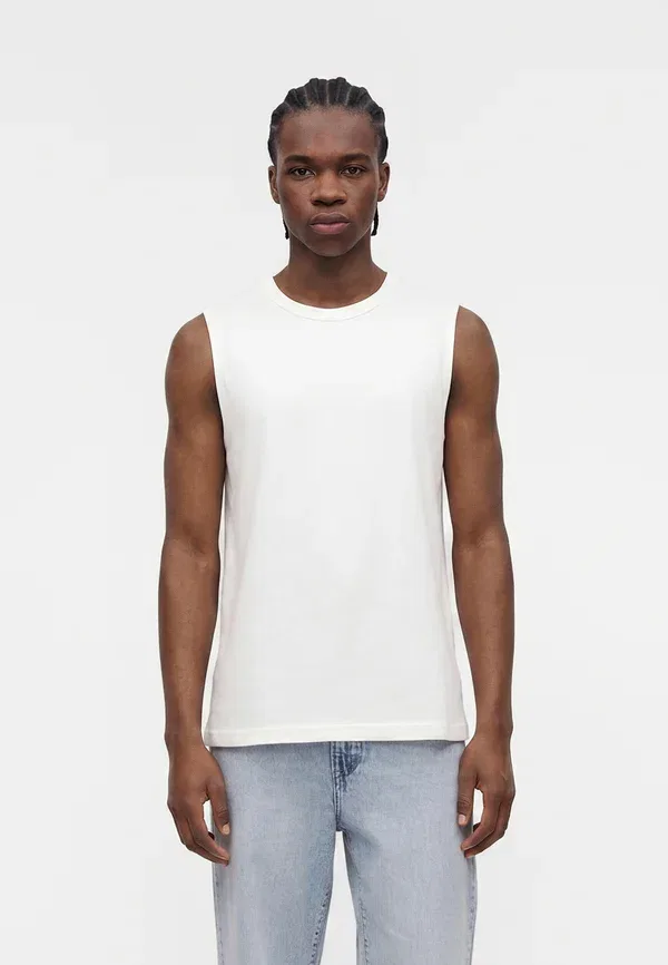 Майка-борцовка Gap, new off-white, цвет новый светло-бежевый