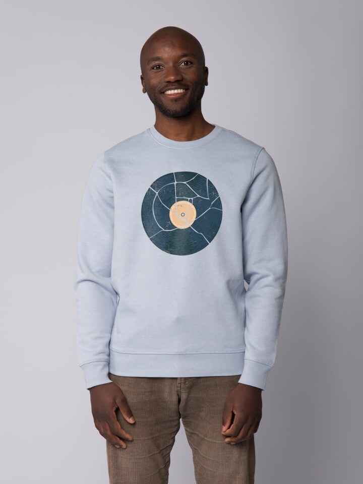 

Толстовка wat Apparel Broken Vinyl, цвет serene blue