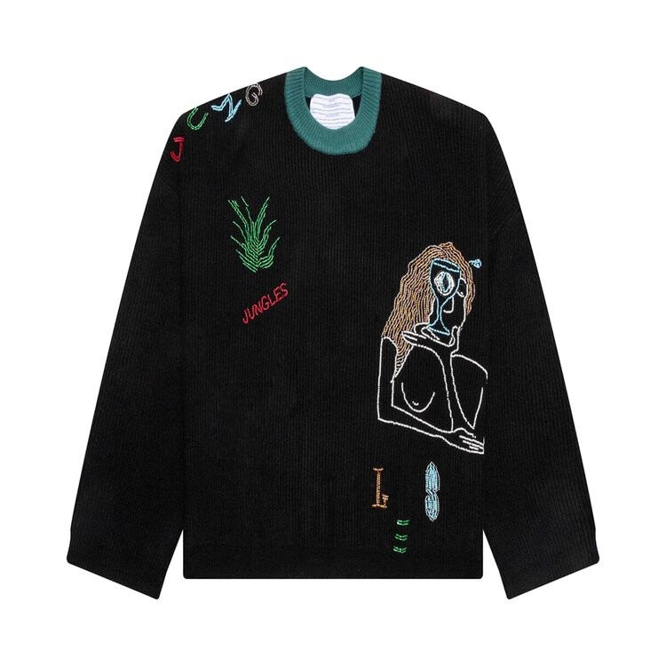 

Свитер Jungles Slow Down Beaded Knit Sweater, черный