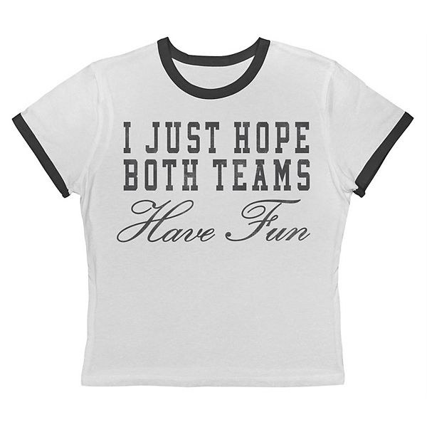 

Футболка Grayson Threads The Label с принтом "I just hope both teams have fun" Unbranded