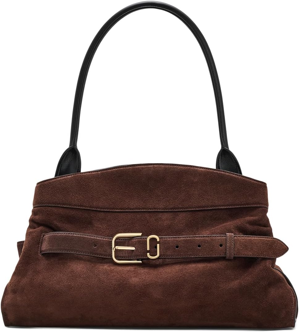 

Сумка Marc Jacobs The Suede Dakota Satchel, темно-коричневый