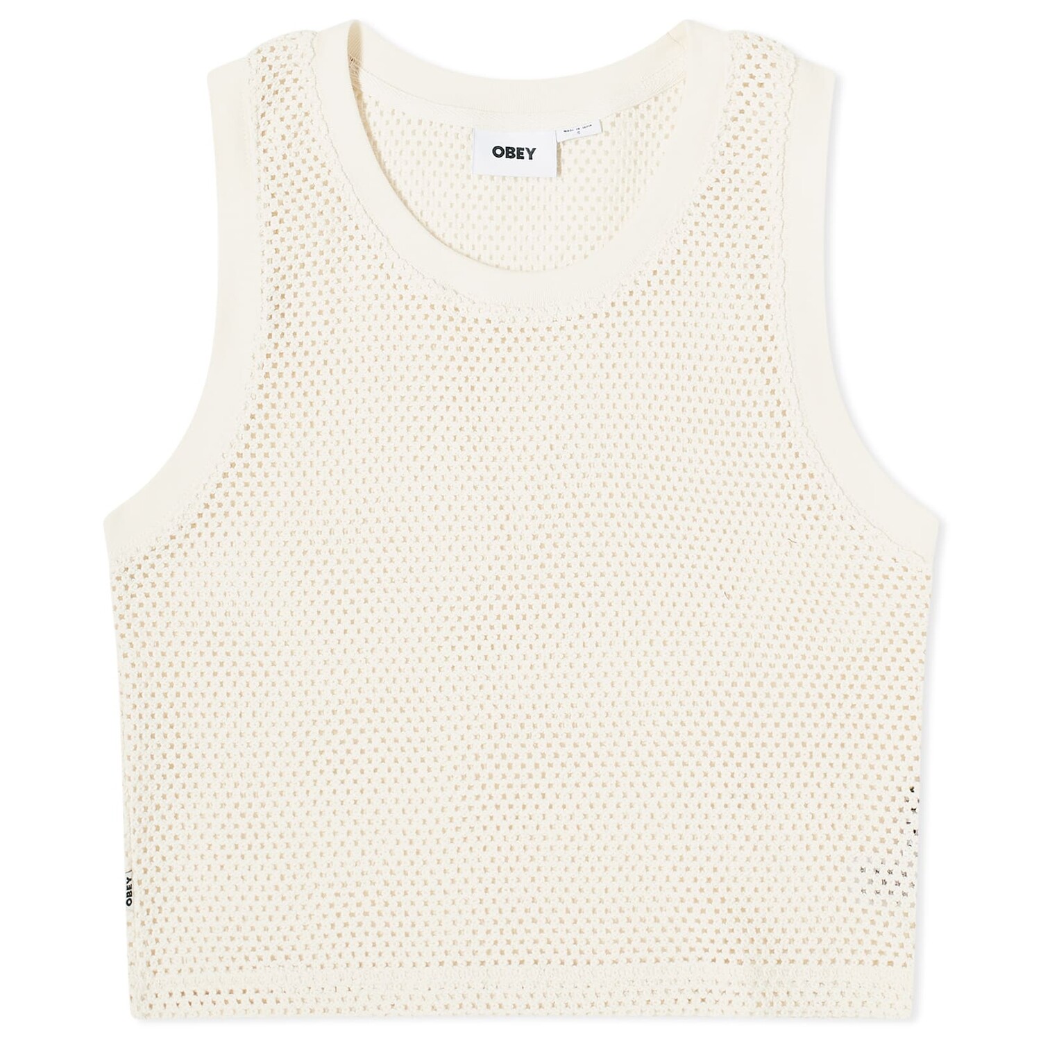 

Жилет Obey Hudson Mesh Tank Top, цвет Unbleached