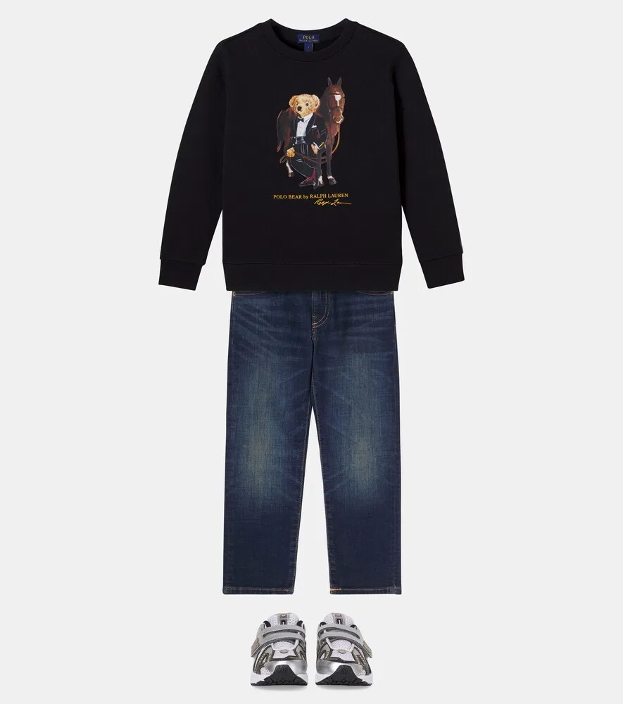 Кроссовки 1906 года на липучке New Balance Kids, серебро — фото 2