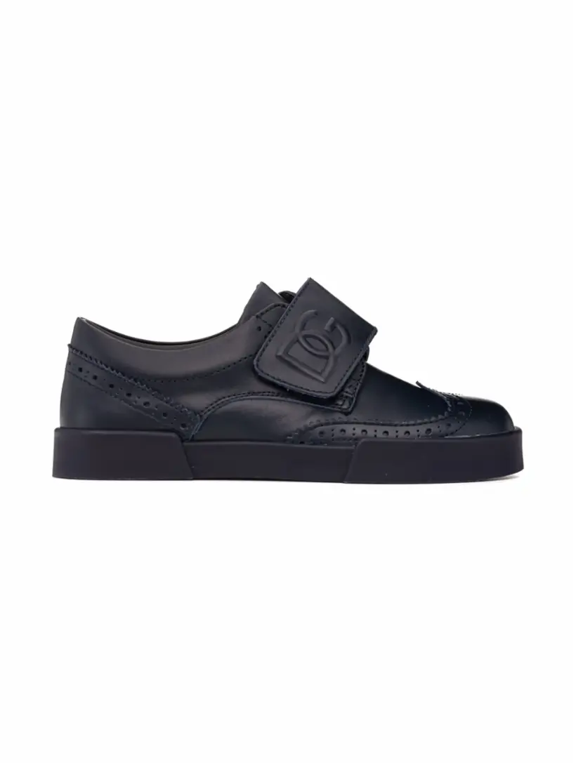 

Кожаные броги DG Dolce&Gabbana, тёмно-синий