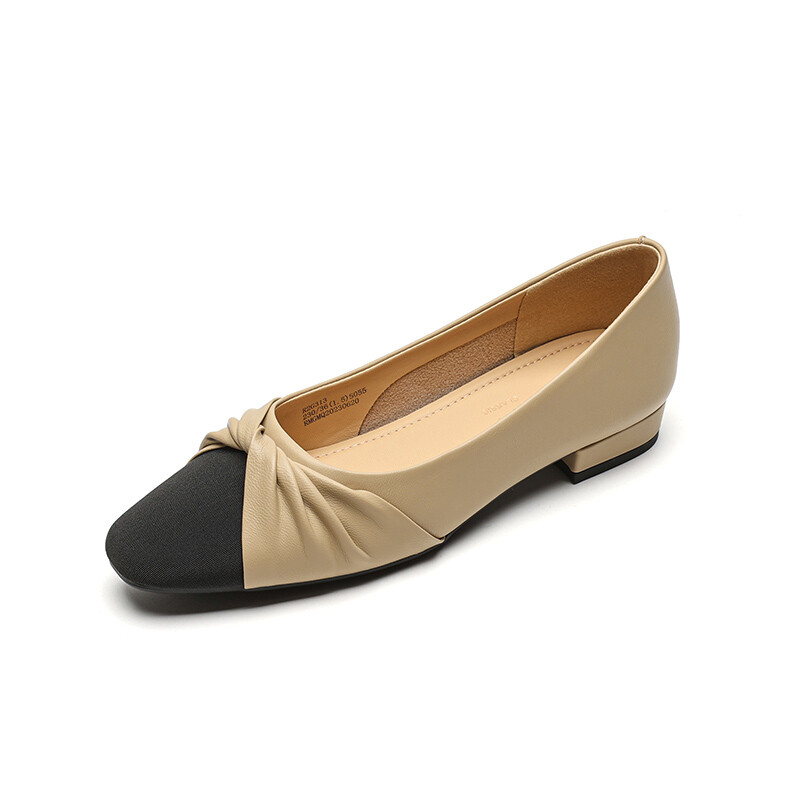 Туфли женские повседневные Women's Casual Shoes Women's Reemoor, бежевый/черный — фото 2