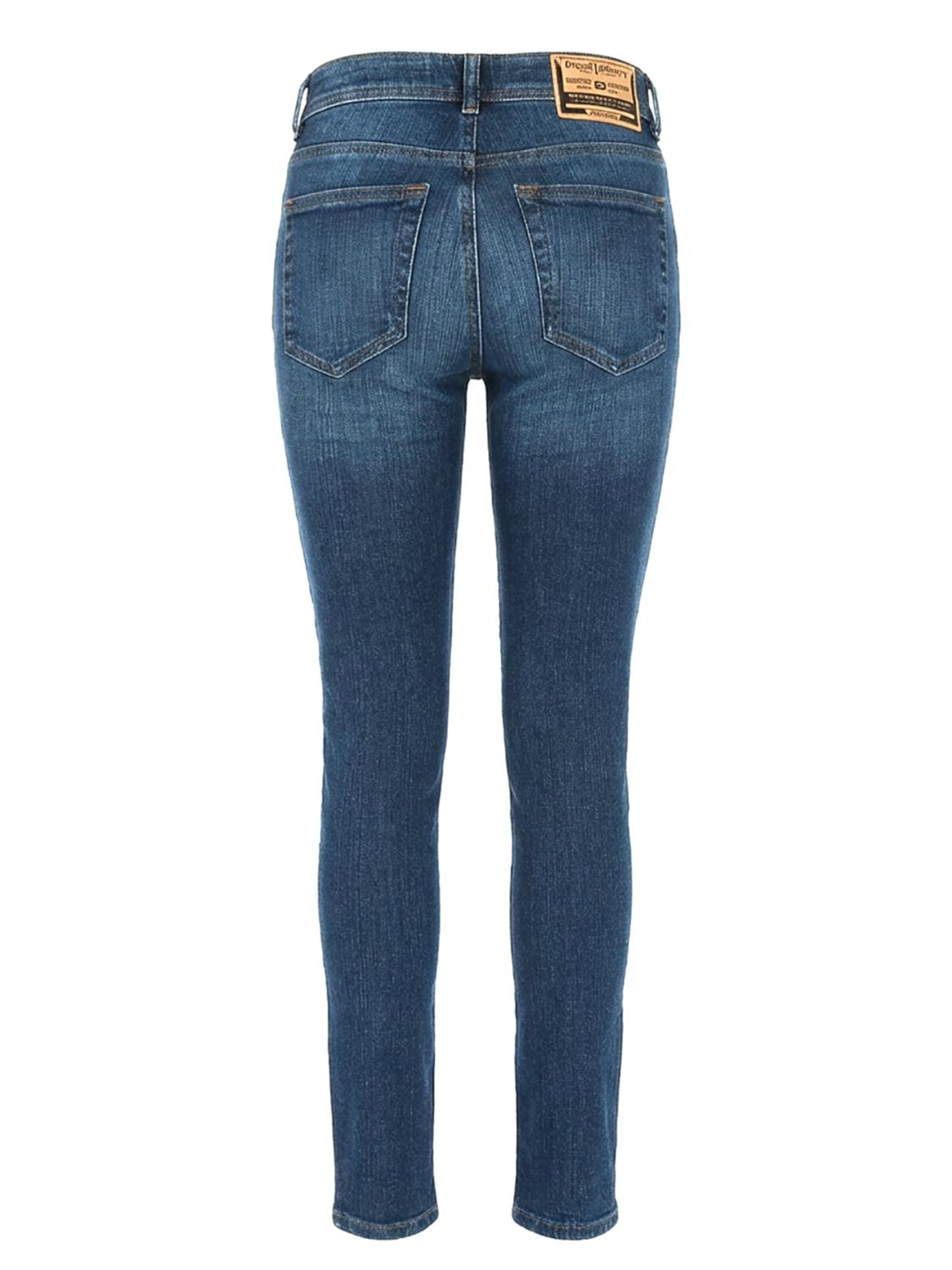 DIESEL Узкие джинсы '2017 D-SLANDY' в цвете Royal Blue — фото 2