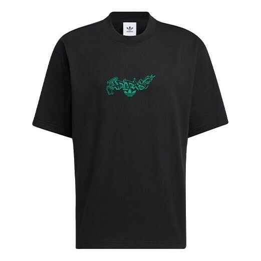 

Футболка adidas originals Alphabet Printing Sports Short Sleeve Unisex Black, черный