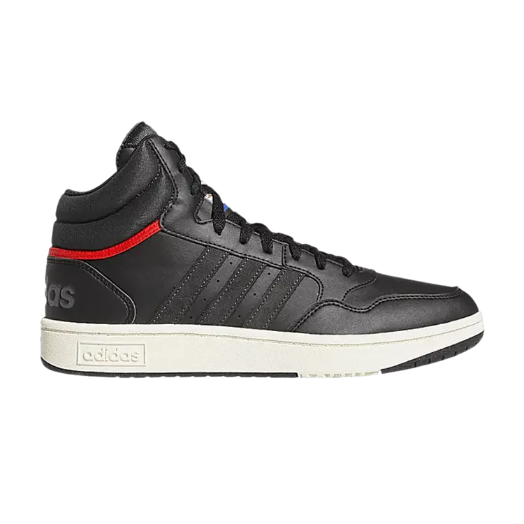 Кроссовки Hoops 3.0 Mid 'Black Vivid Red', черный
