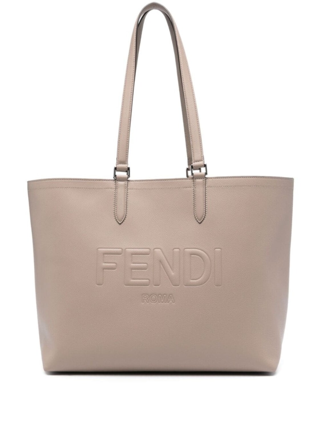 

FENDI кожаная сумка-тоут, нейтральный цвет