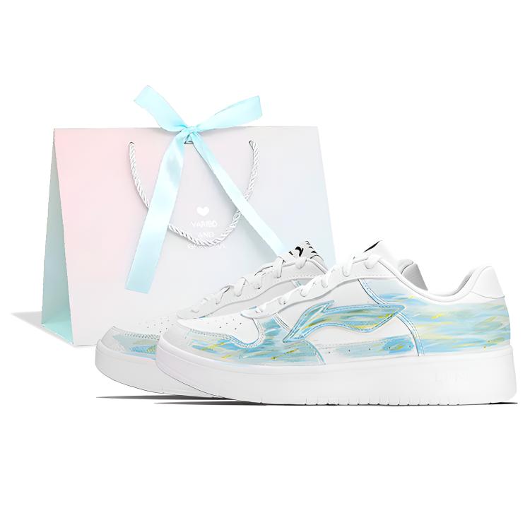 

Кроссовки Li Ning Floating Boat White, термонескользящие низкие скейтбордные кроссовки Air Force 1 Gilded для мужчин