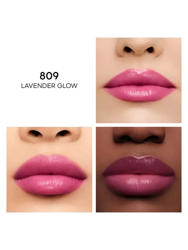 Бальзам для губ Kiss Kiss Bee Glow Guerlain, 809 Lavender Glow — фото 3