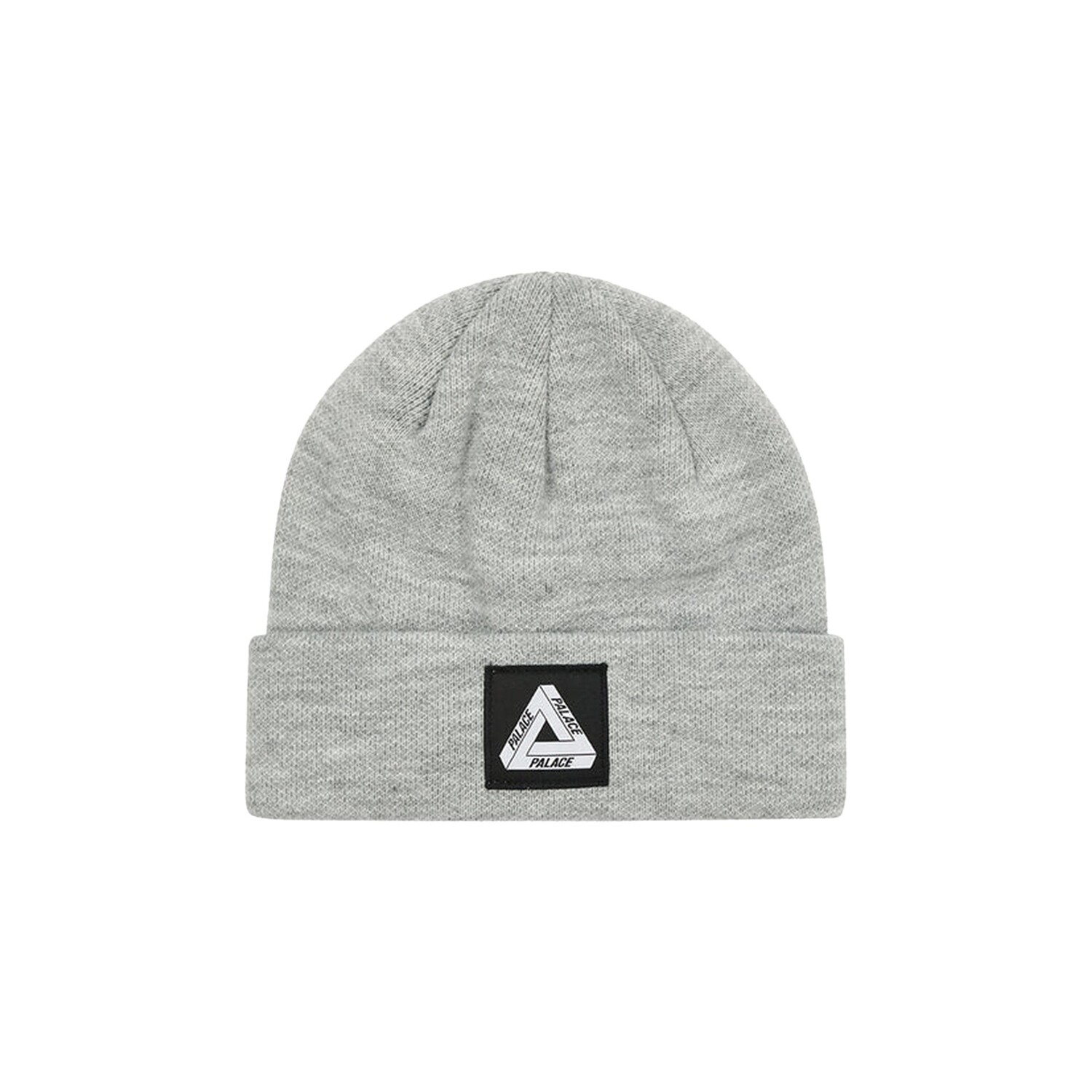 

Шапка-бини Palace Tri-Ferg с нашивкой Серый меланж