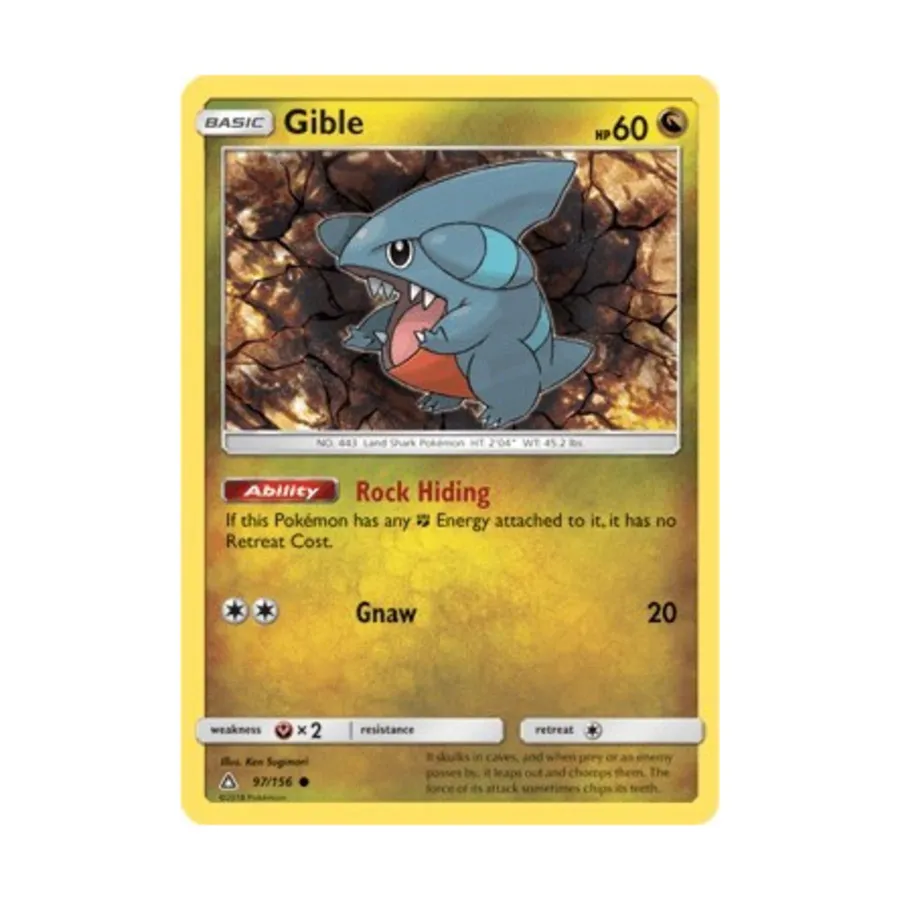 

CCG Гибл (97) (C) #97, Pokemon - Sun & Moon - Ultra Prism - Singles