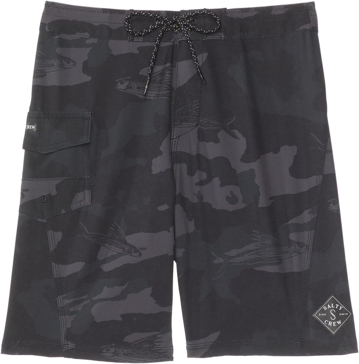 

Шорты для плавания Salty Crew Lowtide Boardshorts, цвет Black Camo