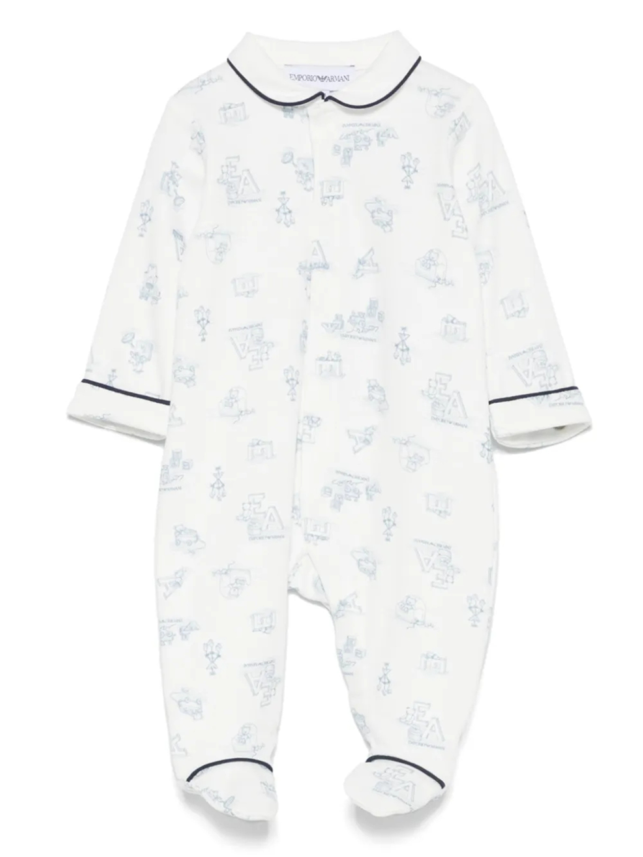 

Пижама с логотипом Emporio Armani Kids, белый